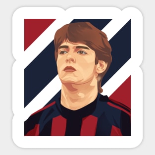 Ricardo Kaka In Vector Art Sticker